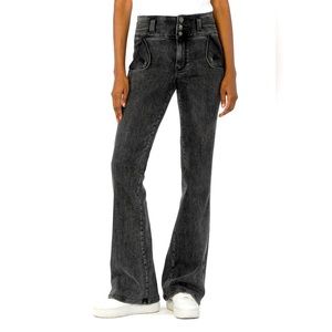 KUT Black Flared denim- size 2